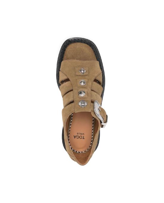 Toga Virilis AJ1322 Suede Sandals Men