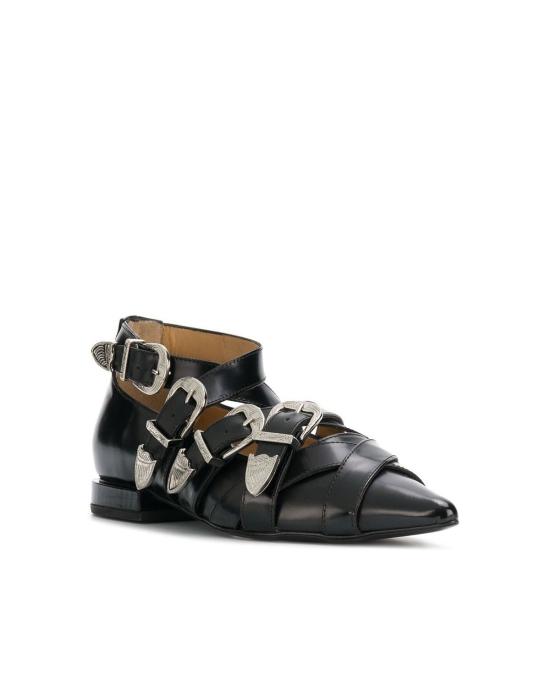 AJ926 buckle leather shoes Toga Pulla B Store London